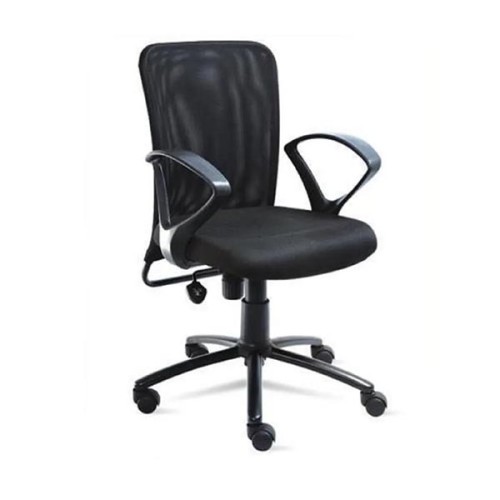 1 Fabric Office Chair, Black Manufacturers, Wholesale Suppliers in Haryana