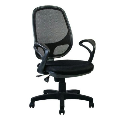 Black Leather Workstation Chairs, For Office Manufacturers, Wholesale Suppliers in Jharkhand