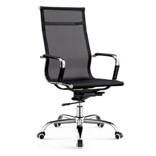 High Back Revolving Office Chair, Black Manufacturers, Wholesale Suppliers in Gujarat