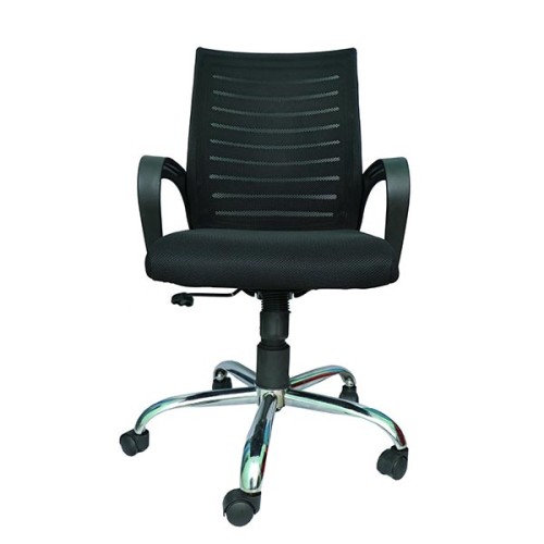 Low Back Office Fabric Chair, Fixed Arms Manufacturers, Wholesale Suppliers in Andaman And Nicobar Islands