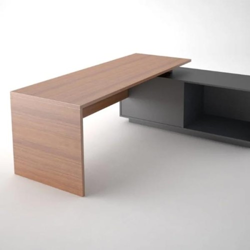 Modular L Shape Wooden Office Table Manufacturers, Wholesale Suppliers in Delhi